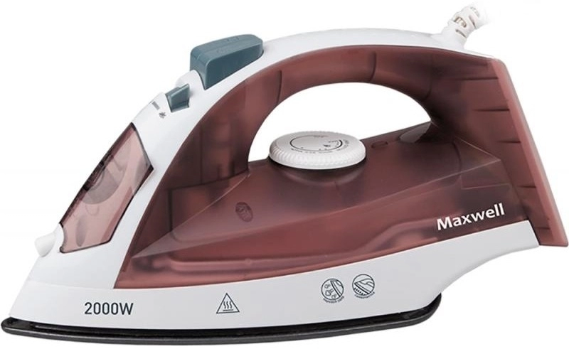 Утюг Maxwell MW3049, Менее 120 г/мин г/мин, 240 мл, Другие цвета